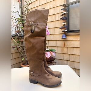AMERICAN RAG OVER THE KNEE BOOTS BROWN WOMENS SIZE 8 NWT SEE PICS FOR DETAILS